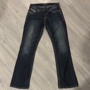 Y2K Silver jeans Boot Cut